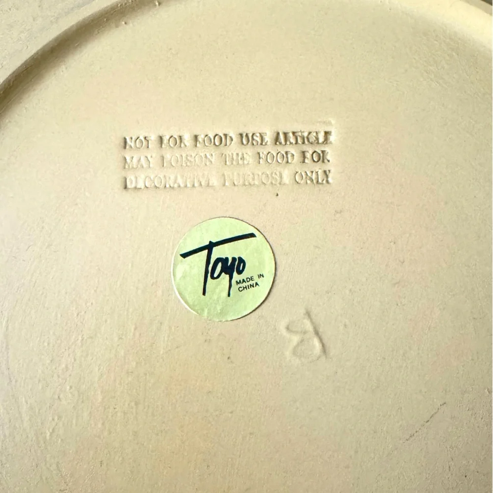 Hand-Painted Decorative garden plate